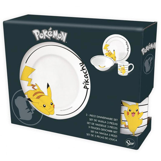 Pokemon Frühstücksset (Schale, Tasse, Teller) goobee
