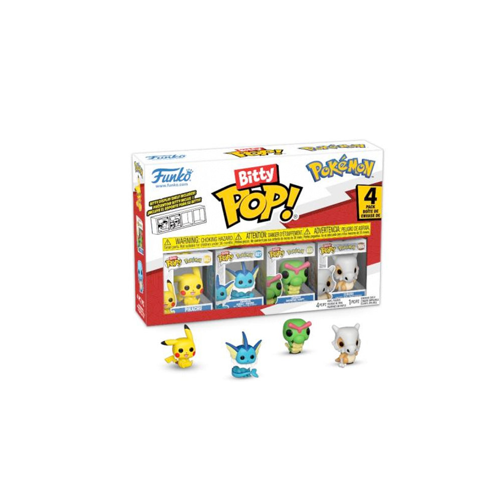 Funko Bitty POP! Pokemon 4er Pack, 3 cm goobee