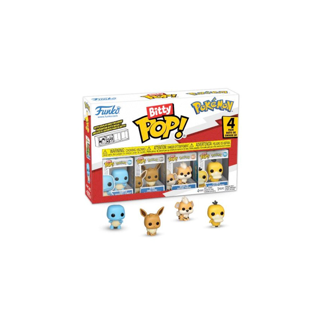 Funko Bitty POP! Pokemon 4er Pack, 3 cm goobee