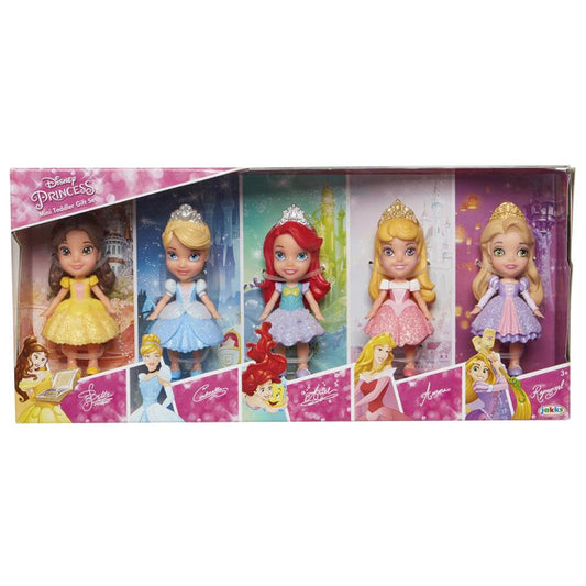 Disney Minipuppen Prinzessinnen 5er Set, 7,5 cm goobee