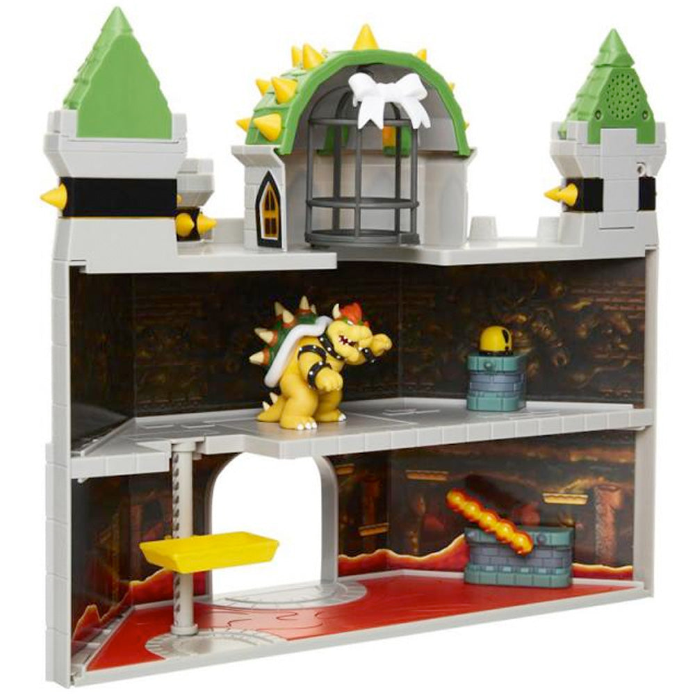 Nintendo Super Mario Bowser Castle Deluxe Spielset, 6,5 cm goobee