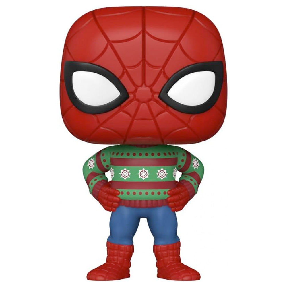 Funko POP! Marvel Holiday Spiderman (Sweater), 10 cm goobee