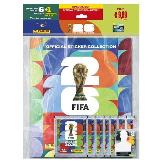 Panini Fifa World Cup 2026 Sticker Starter Pack 2 + 6 Tüten + DFB Special Sticker