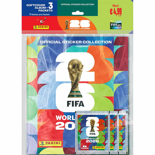 Panini Fifa World Cup 2026 Sticker Starter Pack 1 + 3 Tüten