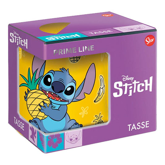 Lilo & Stitch Ananas PrimeLine Tasse, 325 ml - Das perfekte Geschirr für jeden Anlass goobee