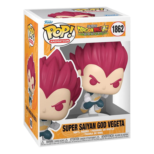 Funko POP! Dragonball Ball Super Saiyan God Vegeta, 10 cm goobee