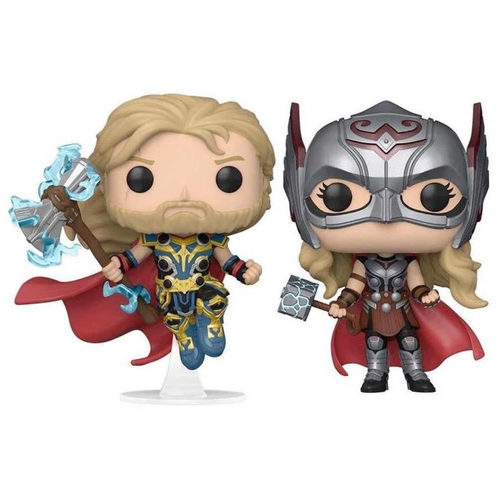 Funko POP! Marvel Thor Love and Thunder 2er Pack Thor & Mighty, 10 cm goobee