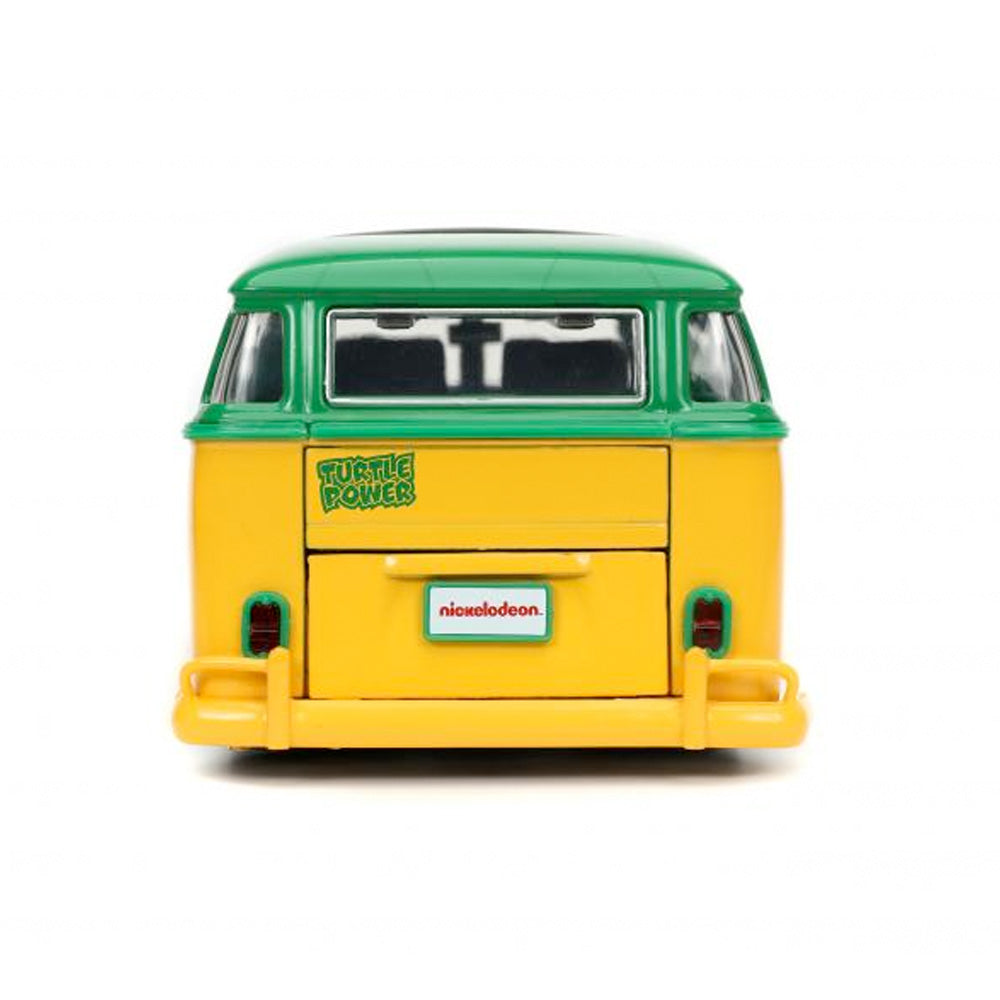 Turtles Leonardo 1962 VW Bus 1:24, ca. 18 cm inkl. Die-Cast Figur Leonardo goobee