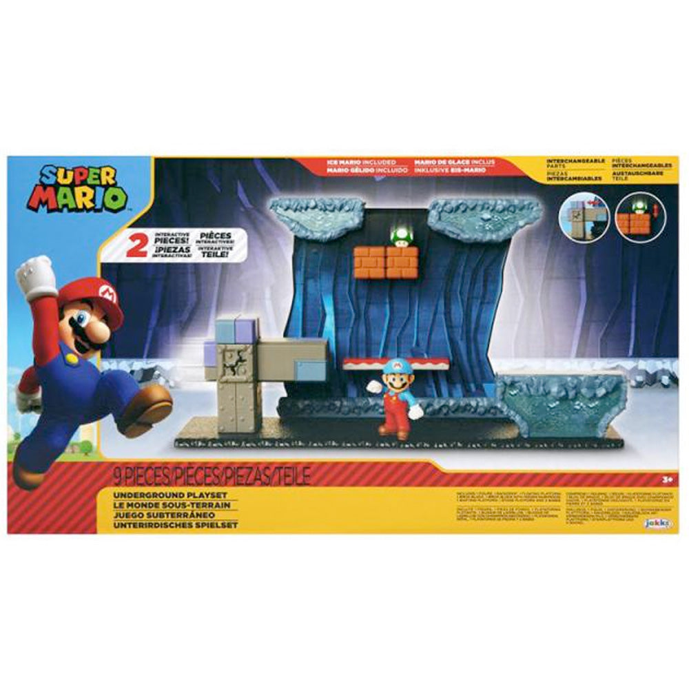 Nintendo Super Mario Underground Spielset, 6,5 cm goobee