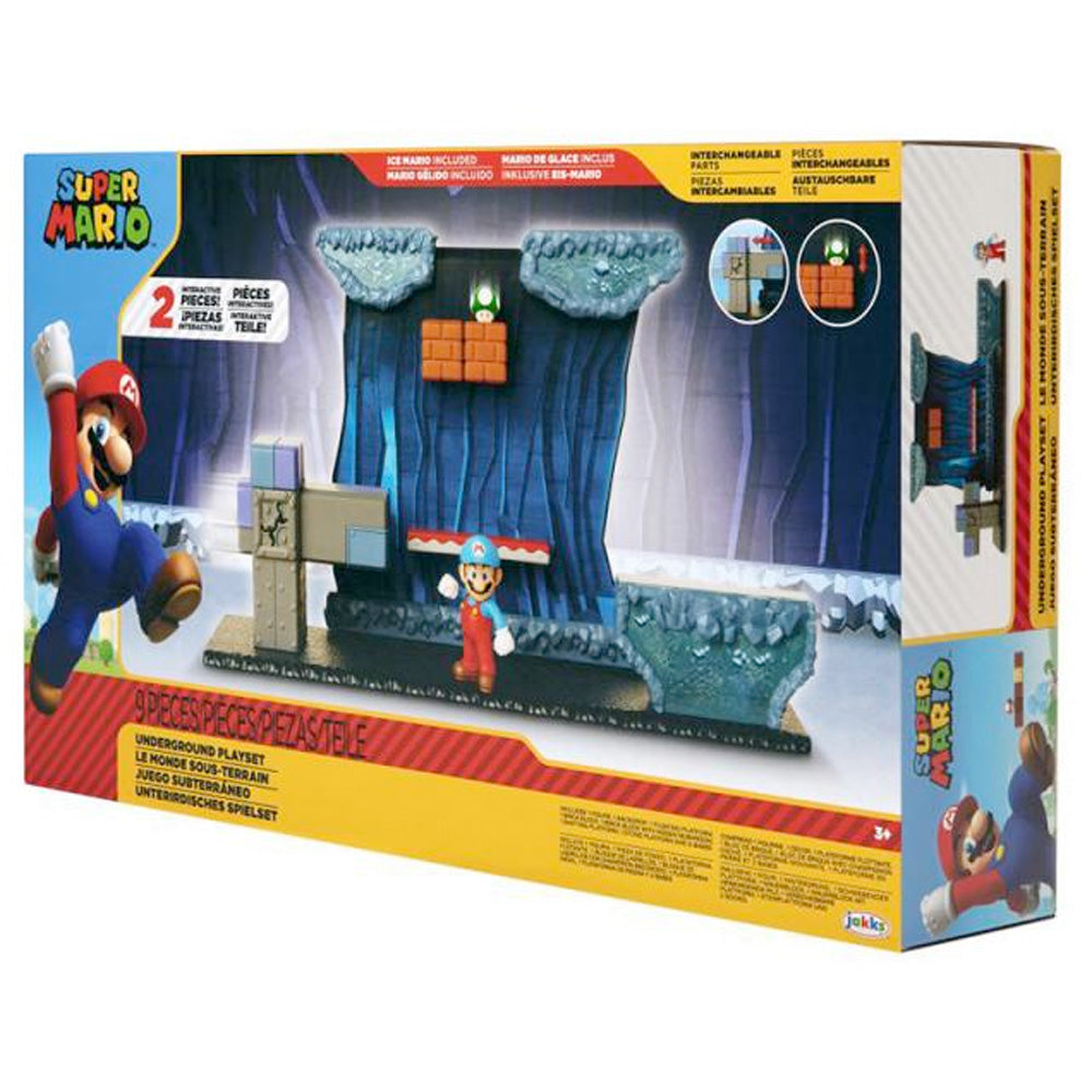 Nintendo Super Mario Underground Spielset, 6,5 cm goobee