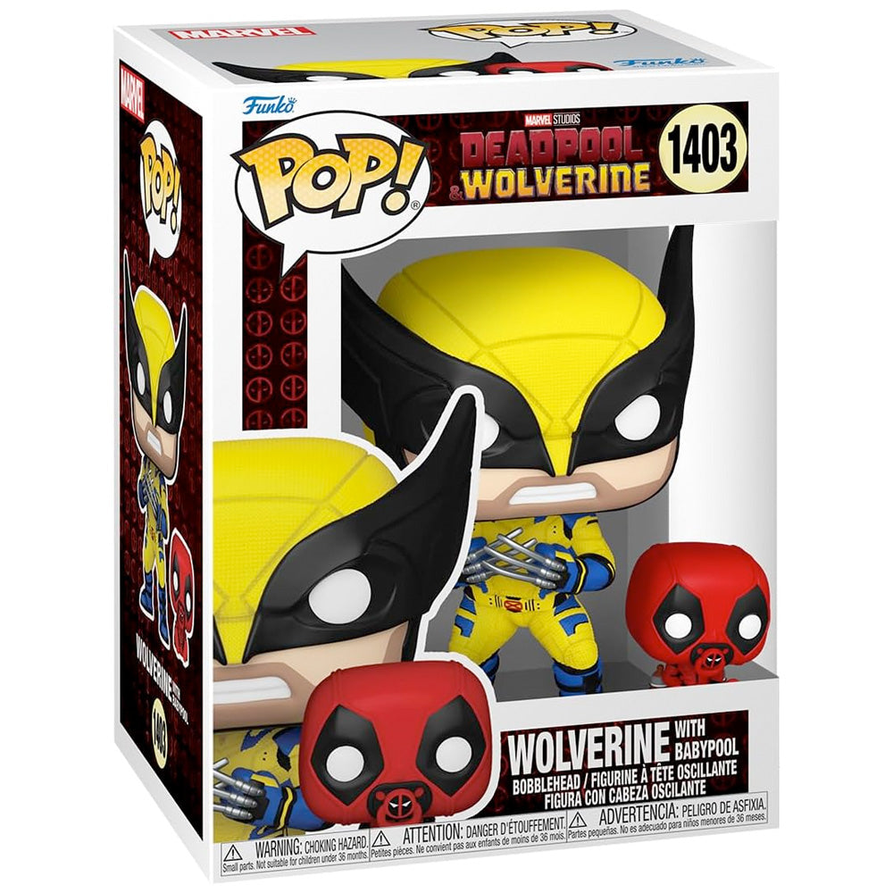 Funko POP! Deadpool & Wolverine Wolverine with Babypool (10 cm) goobee