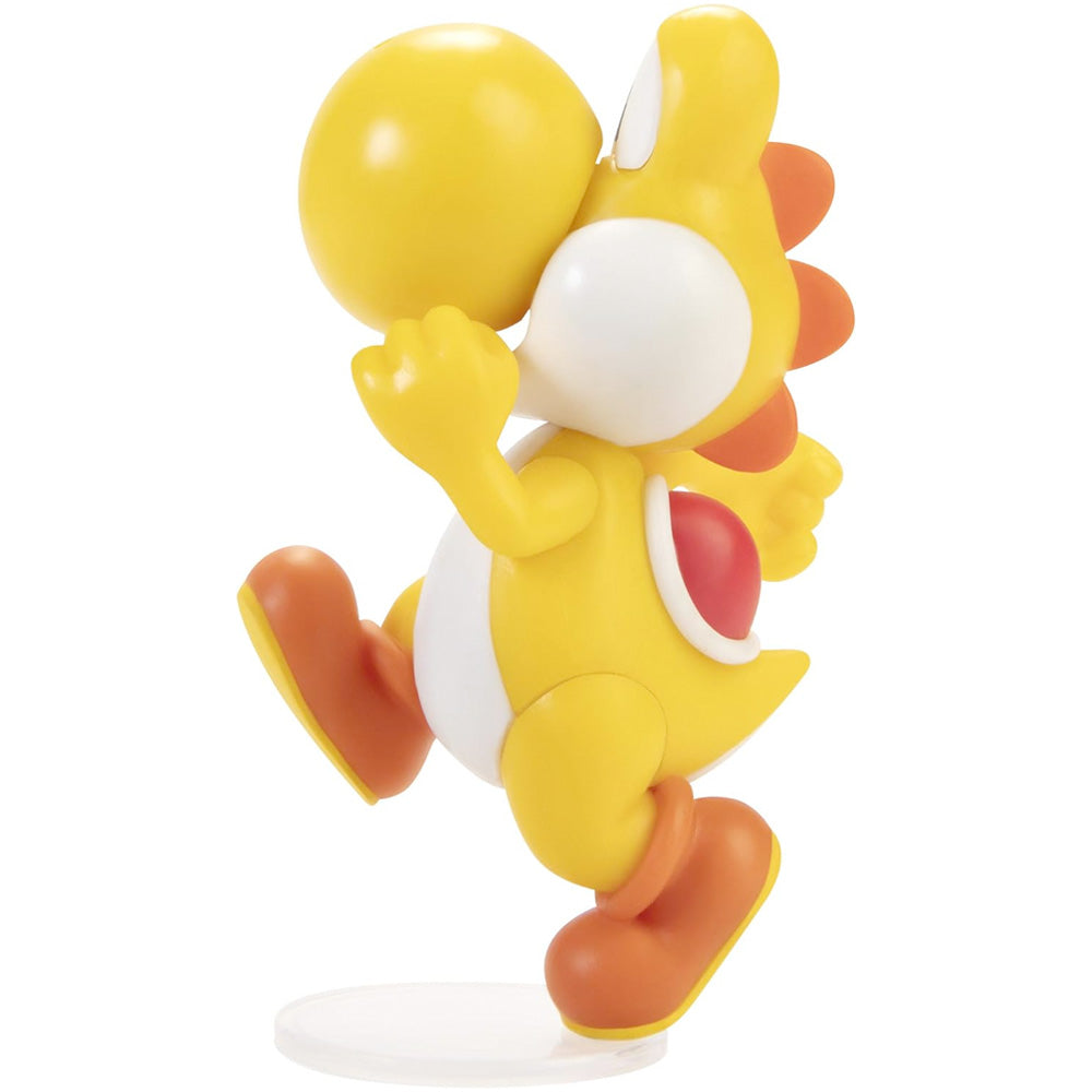 Nintendo Super Mario Figur Running Yellow Yoshi, 6,5 cm