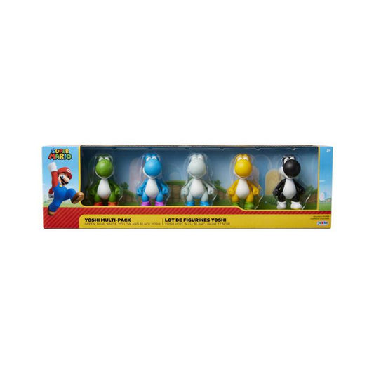 Nintendo Super Mario 5er Set Bunte Yoshis, 6,5 cm