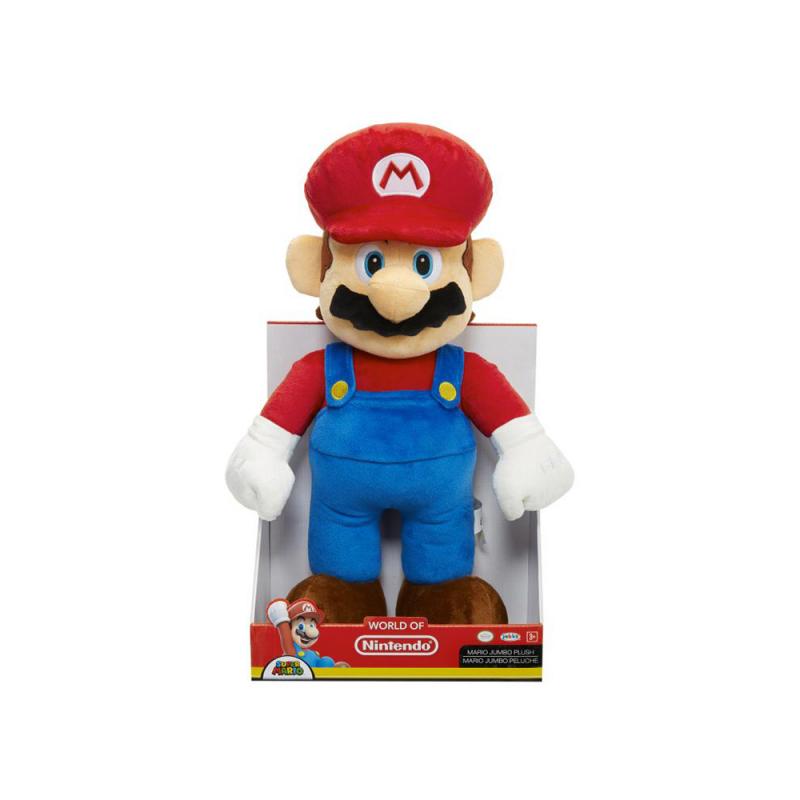 Nintendo Super Mario Plüsch Jumbo Mario, 50 cm