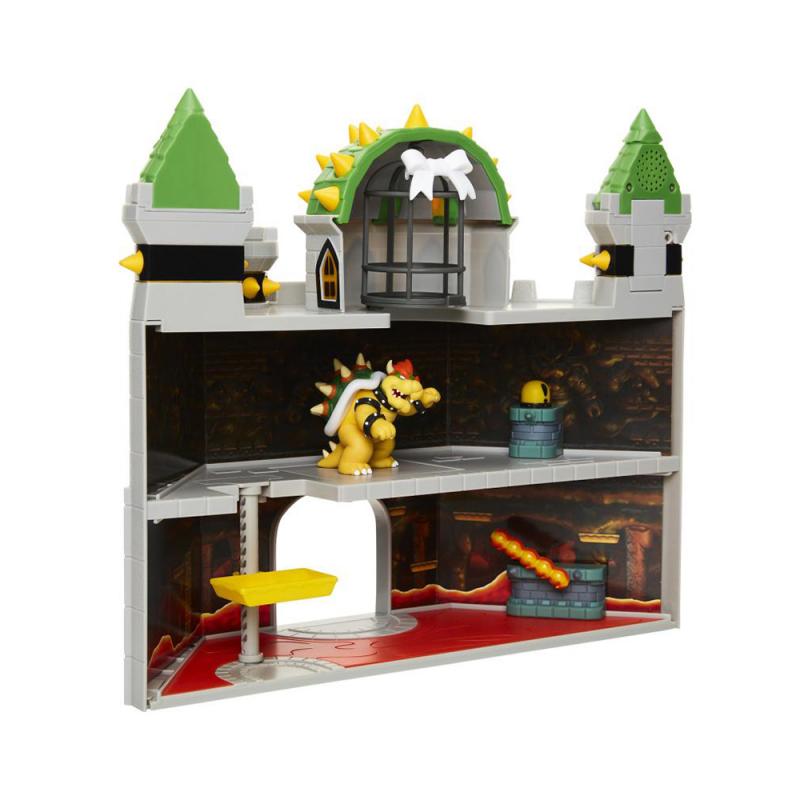 Nintendo Super Mario Bowser Castle Deluxe Spielset, 6,5 cm