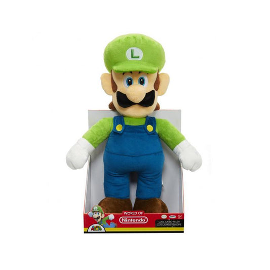 Nintendo Super Mario Plüsch Jumbo Luigi, 50 cm