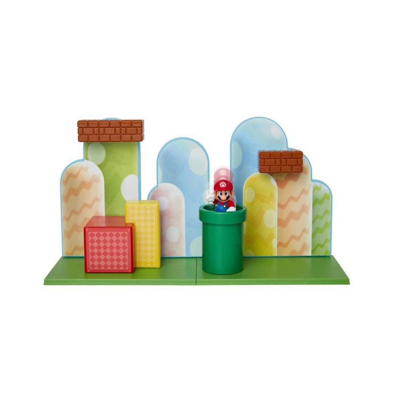 Nintendo Super Mario Acorn Plains Spielset, 6,5 cm