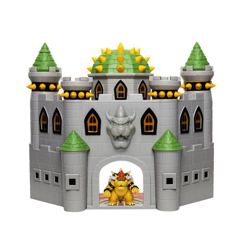 Nintendo Super Mario Bowser Castle Deluxe Spielset, 6,5 cm